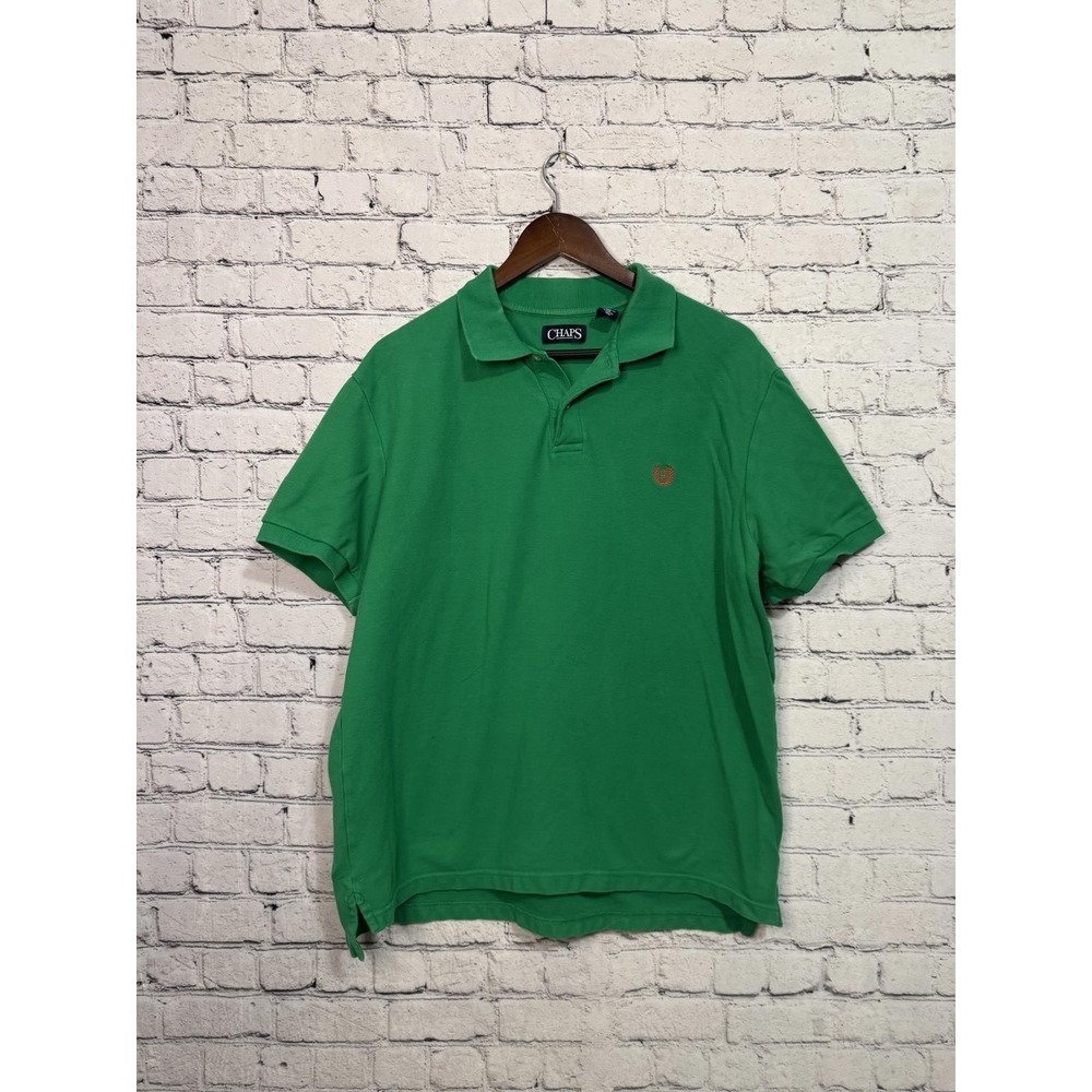 Chaps Green Polo Shirt‎ Men's Large